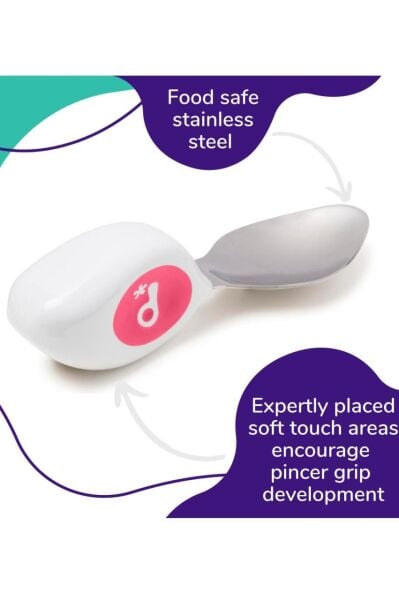Doddl Çatal Kaşık Seti - Magenta