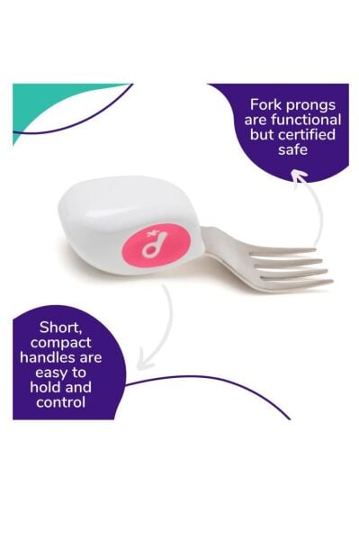 Doddl Çatal Kaşık Seti - Magenta