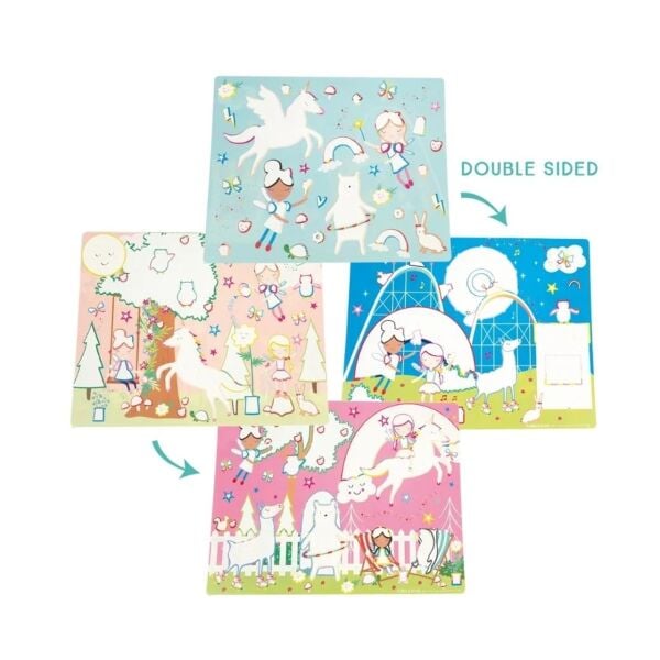 Renk Değiştiren Sulu Boyalı Oyun Mat / Rainbow Fai