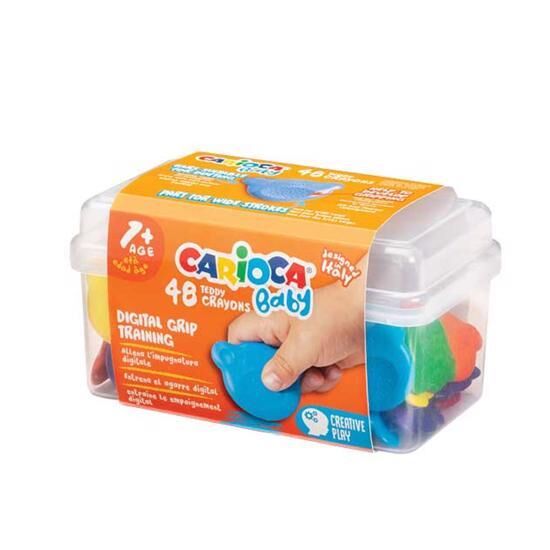 Carioca Teddy Şekilli Mum Boya 48’li
