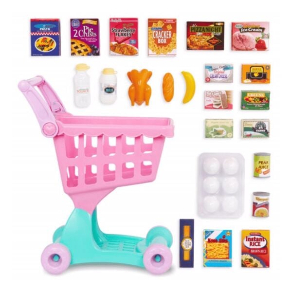 Battat Market Arabası - Pembe