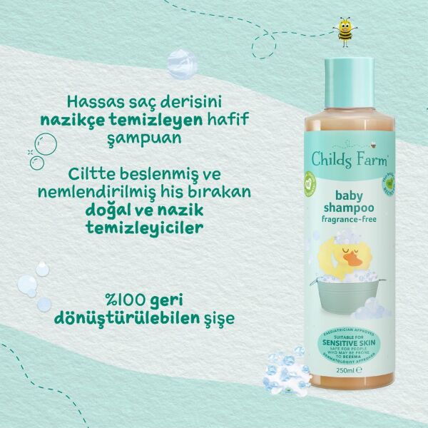 Parfüm İçermeyen Bebek Şampuan 250 ml