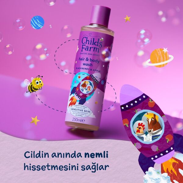 Böğürtlen ve Elma Özlü Şampuan 250ml