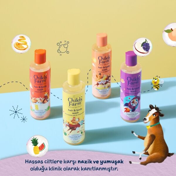 Böğürtlen ve Elma Özlü Şampuan 250ml