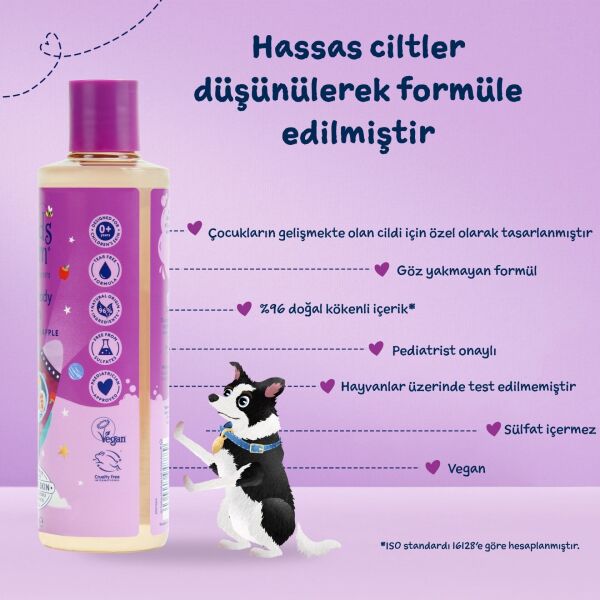 Böğürtlen ve Elma Özlü Şampuan 250ml