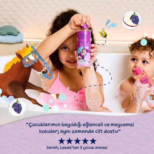 Böğürtlen ve Elma Özlü Şampuan 250ml