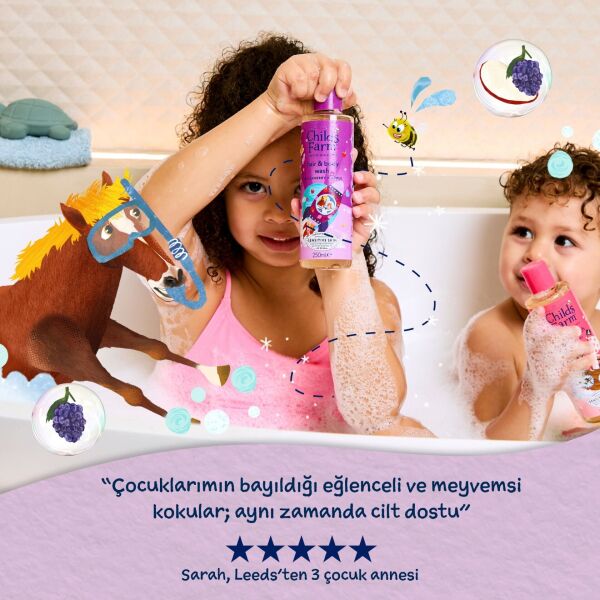 Böğürtlen ve Elma Özlü Şampuan 250ml