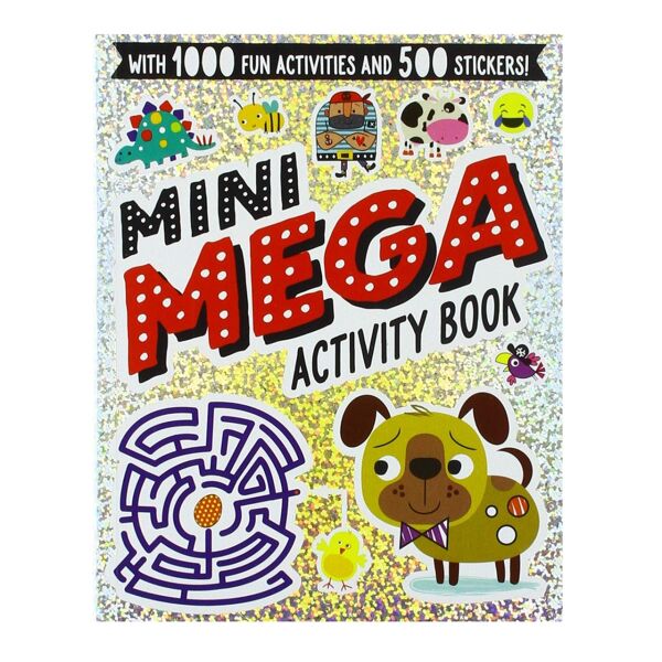 Mini Mega Activity Book - Silver