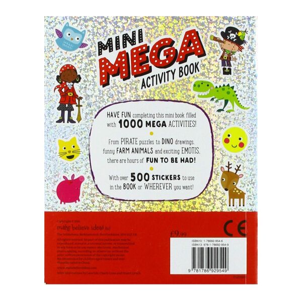 Mini Mega Activity Book - Silver