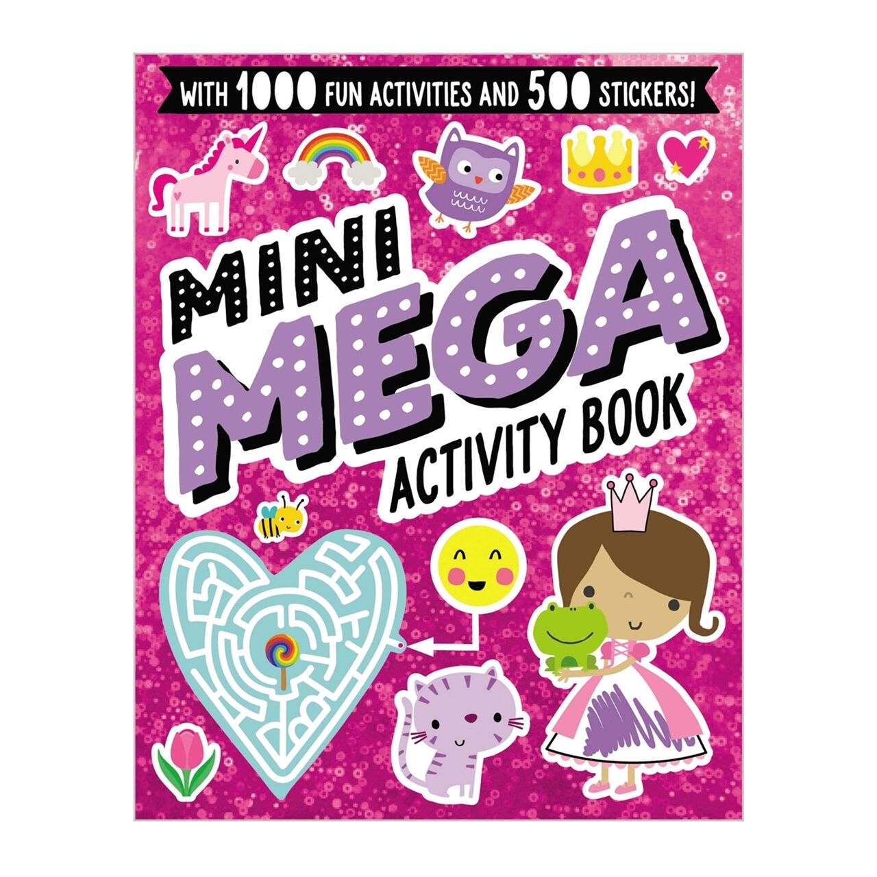 Mini Mega Activity Book - Pink