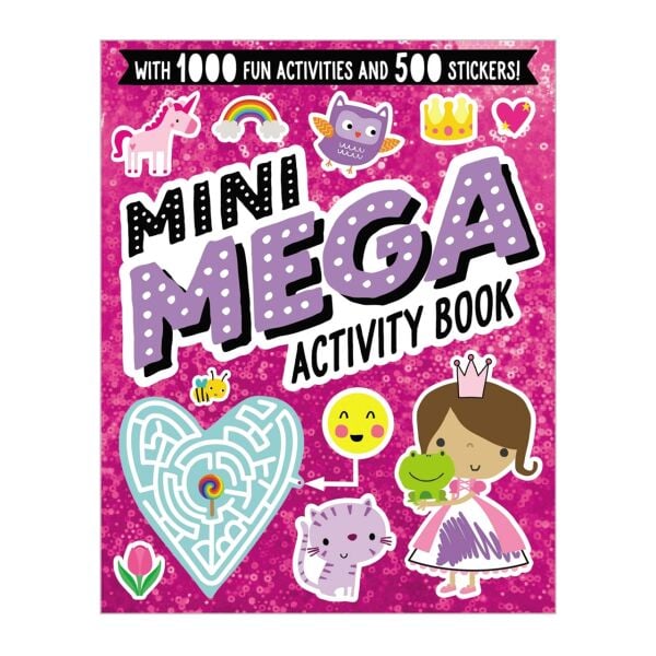 Mini Mega Activity Book - Pink