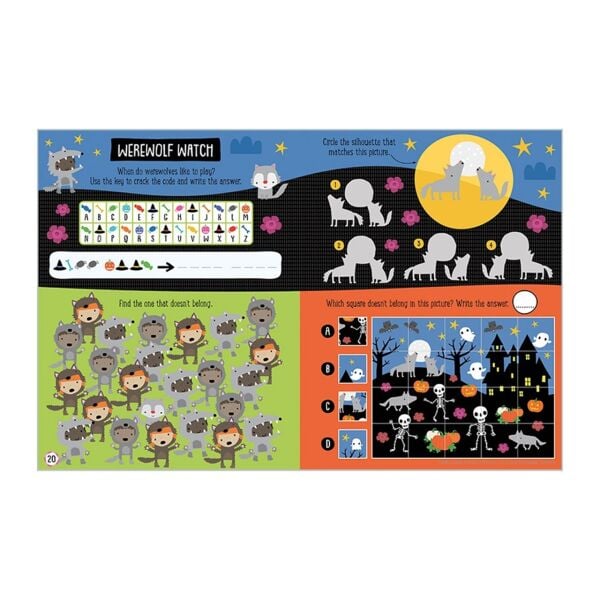 Scratch and Sparkle - Halloween Activity Book