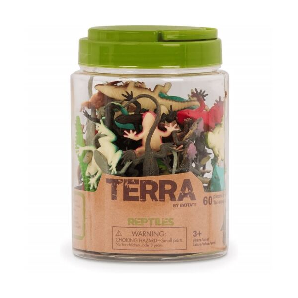 Terra 60 Parça  Küçük Oyun Seti Sürüngenler