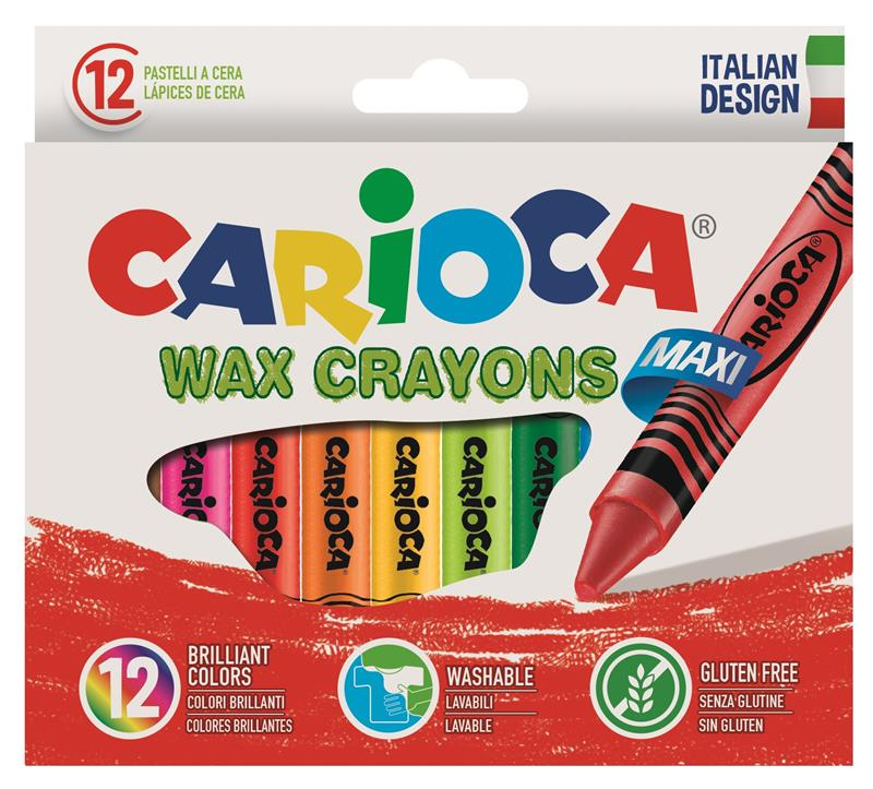 Carioca Jumbo Pastel Boya 12li