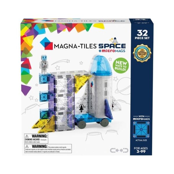 Magna Tiles Space + Micromags Uzay 32 Parça