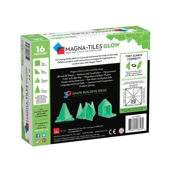 Magna Tiles Gece Parlayan - 16 Parça