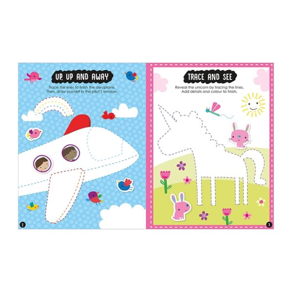 Playtime Learning - Trace And Colour