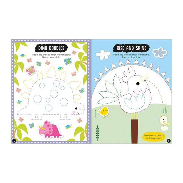 Playtime Learning - Trace And Colour