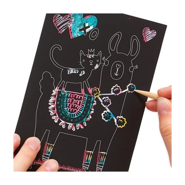 Ooly Mini Scratch & Scribble - Funtastic Friends