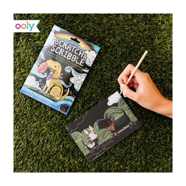 Ooly Mini Scratch & Scribble - Funtastic Friends