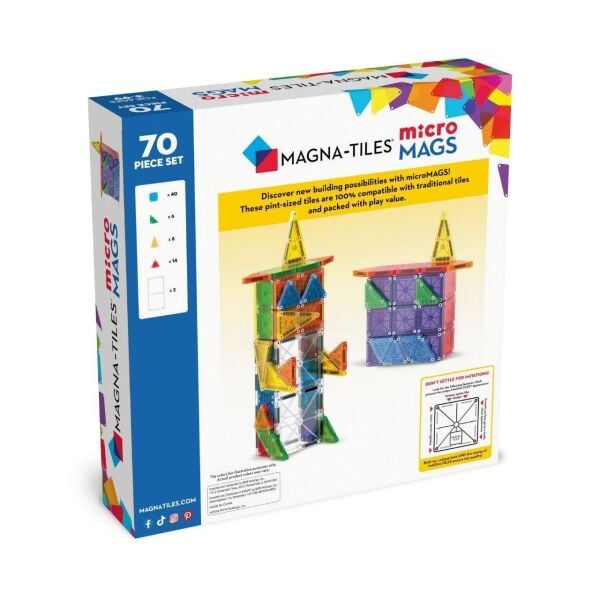 Magna Tiles Micromags 70 Parça