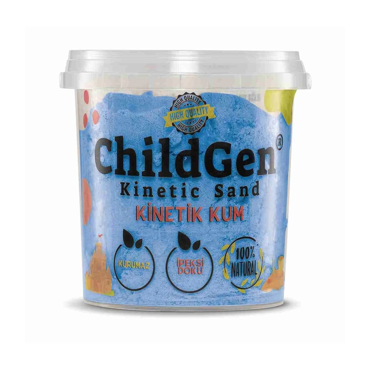 Kinetik Kum 500 gr Mavi