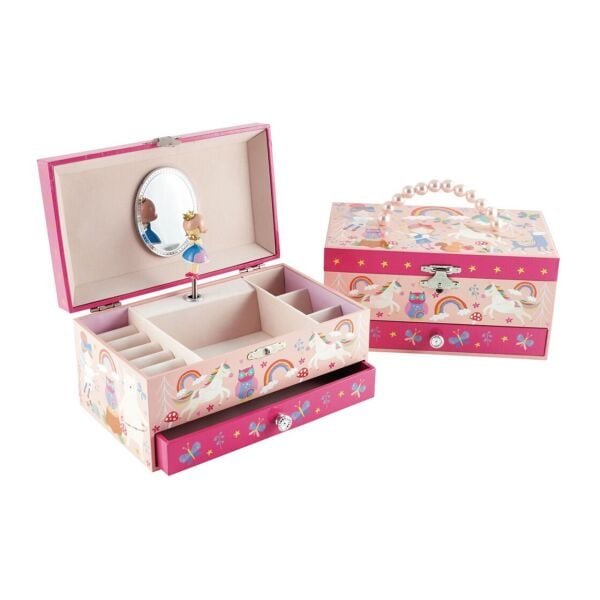 Floss Rock Müzikli Mücevher Kutusu Rainbow Fairy