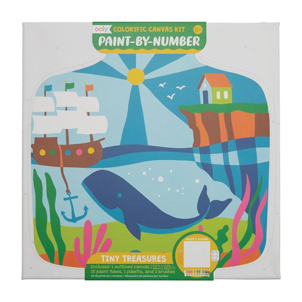 Ooly Colorific Canvas Sayılarla Boyama - Tiny Trea