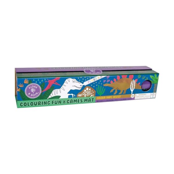 Floss Rock Boyanabilir Oyun ve Aktivite Matı Dino
