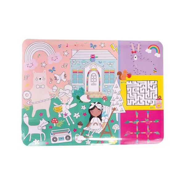 Boyanabilir Oyun ve Aktivite Matı Rainbow Fairy