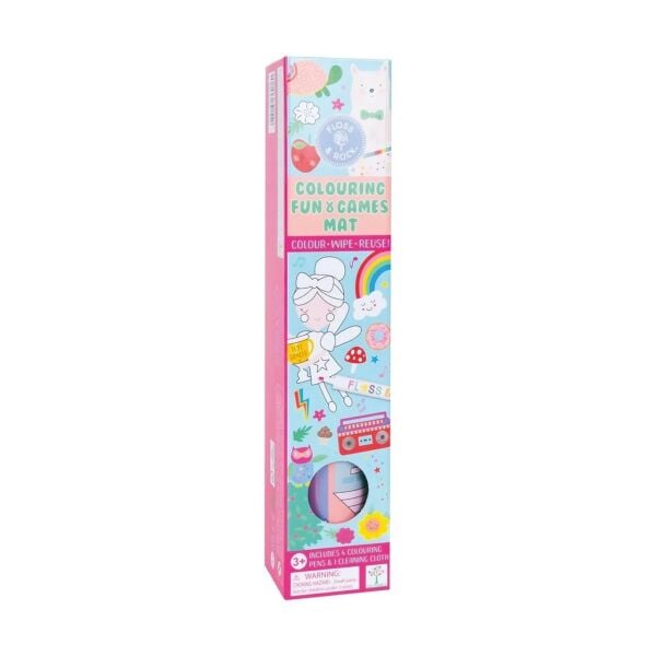 Boyanabilir Oyun ve Aktivite Matı Rainbow Fairy