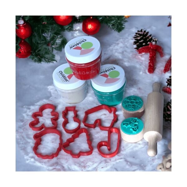 ChildGen Oyun Hamuru Seti (4x125gr) (Yeşil Turuncu