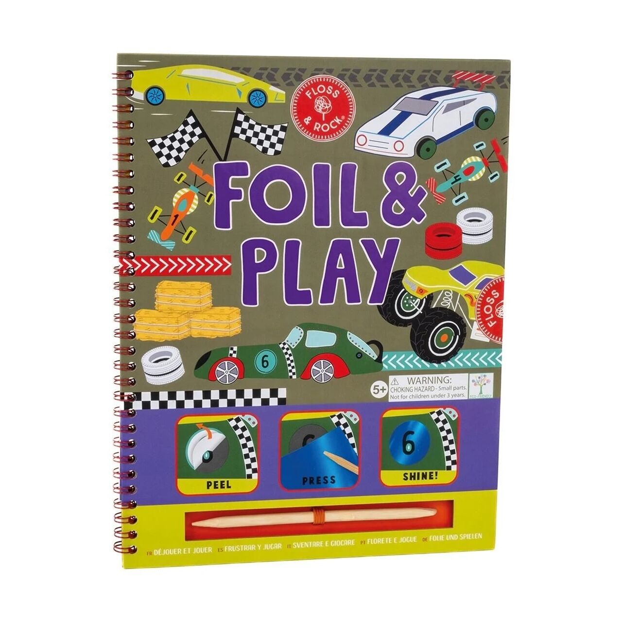 Floss Rock Folyo Aktivite seti Cars