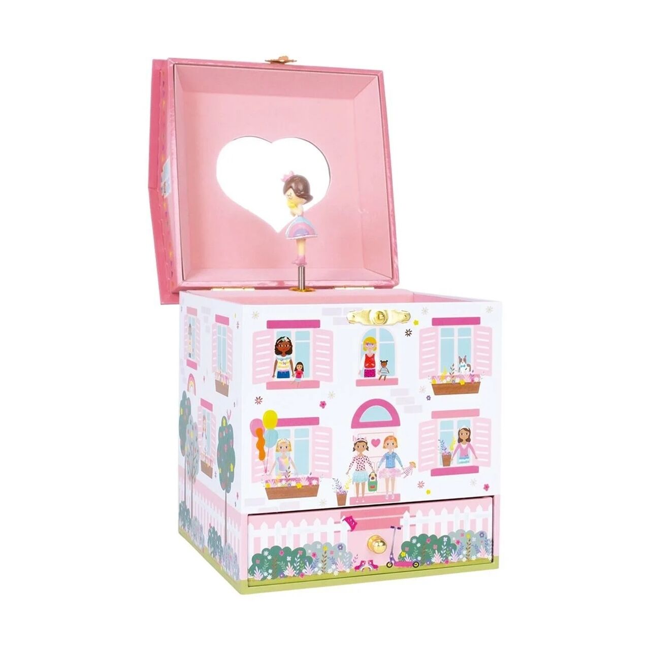 Floss Rock Müzikli Mücevher Kutusu Doll House