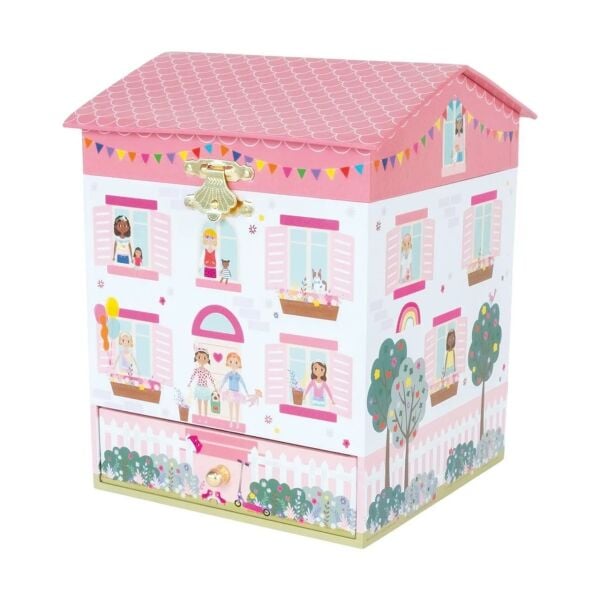 Floss Rock Müzikli Mücevher Kutusu Doll House