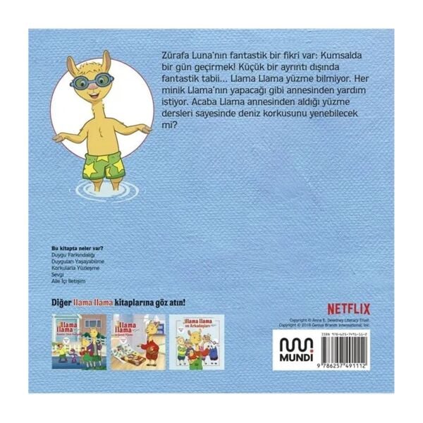 Llama Llama Yüzmeyi Öğreniyor