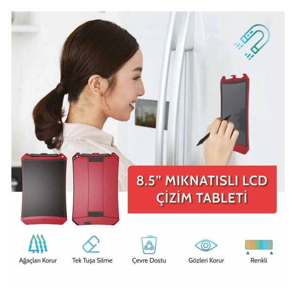 Xiaomi Wicue - 8,5'' LCD Dijital Tablet - Kırmızı
