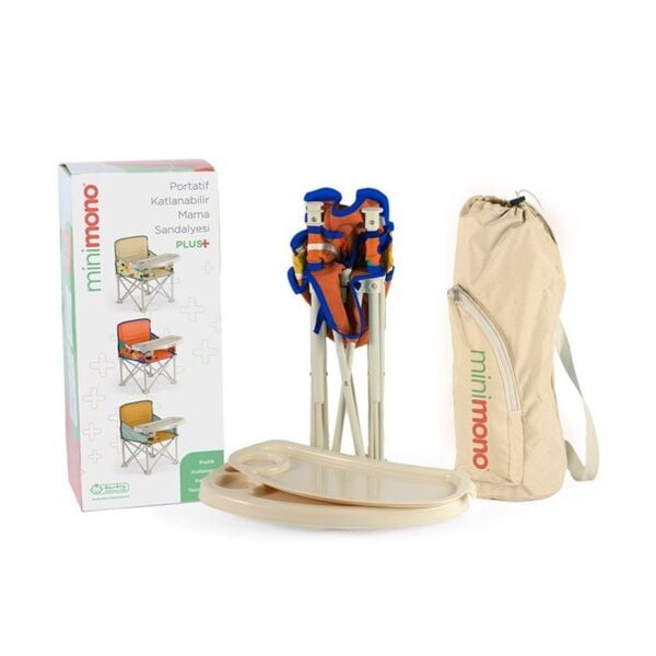Minimono Plus Portatif Katlanabilir Mama Sandalyes