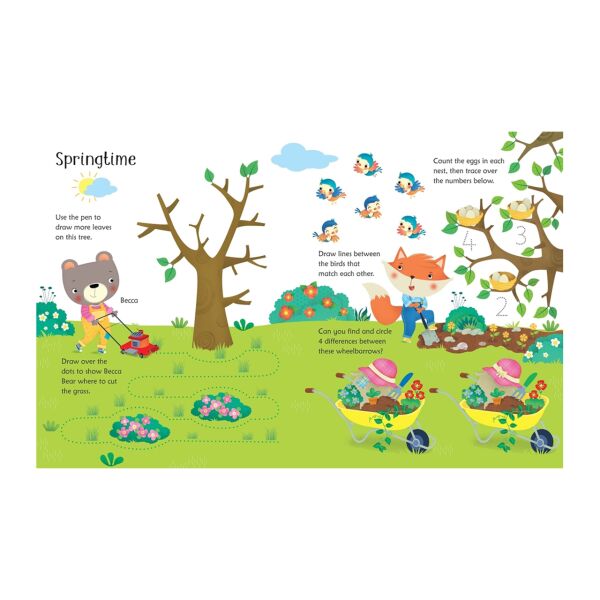 Wipe Clean Garden Activities