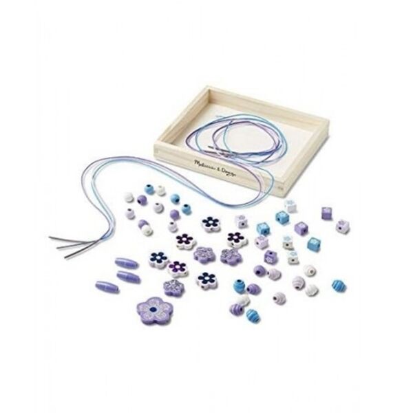 Melissa Doug Ahşap Boncuk Dizme - Parıldayan Çiçek