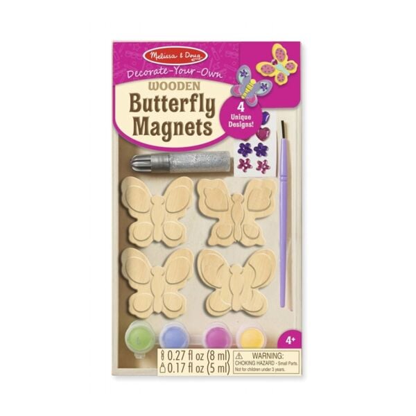Melissa Doug Ahşap Kelebek Magnetleri