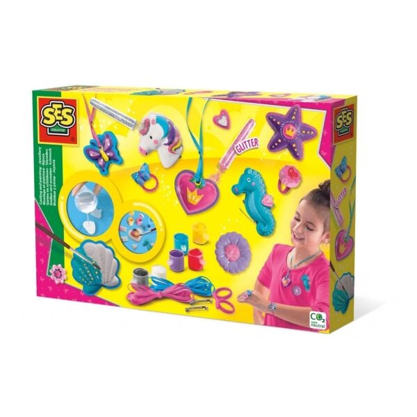 Kalıba Dök ve Boya - Mücevherler Simli