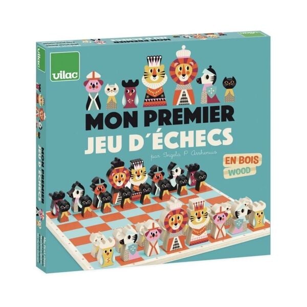 Vilac Ahşap İlk Satranç Takımı