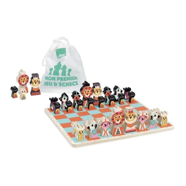 Vilac Ahşap İlk Satranç Takımı