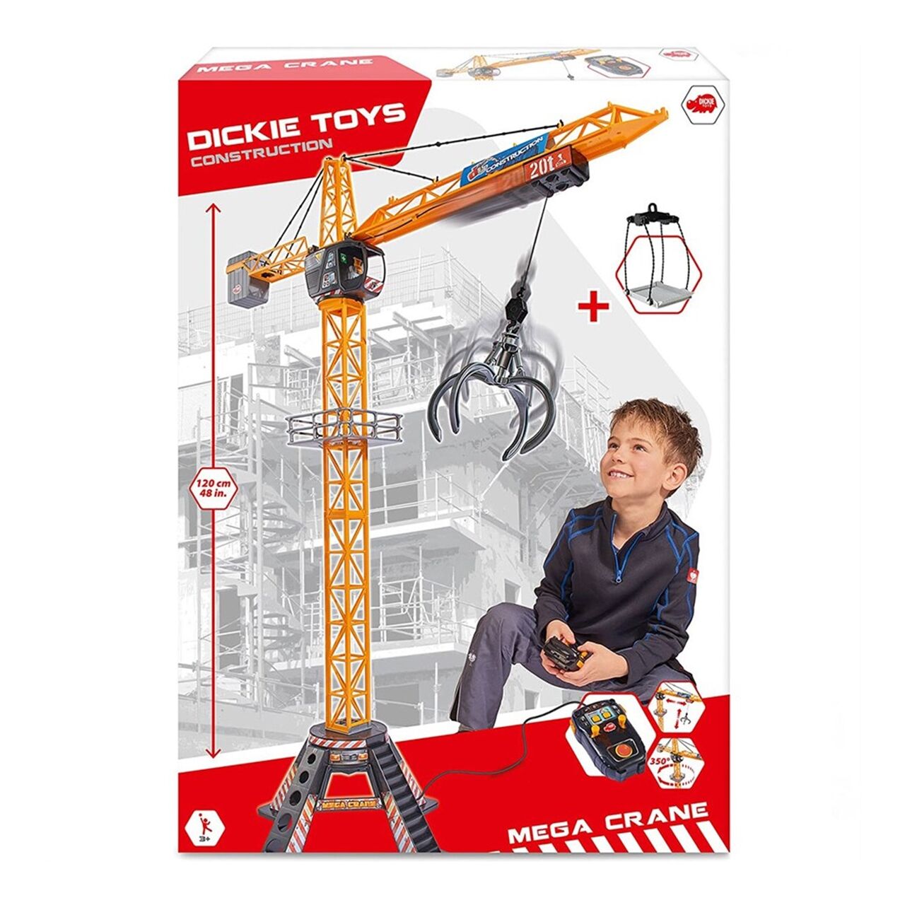 Dickie Toys - Hareketli Mega Vinç Kule