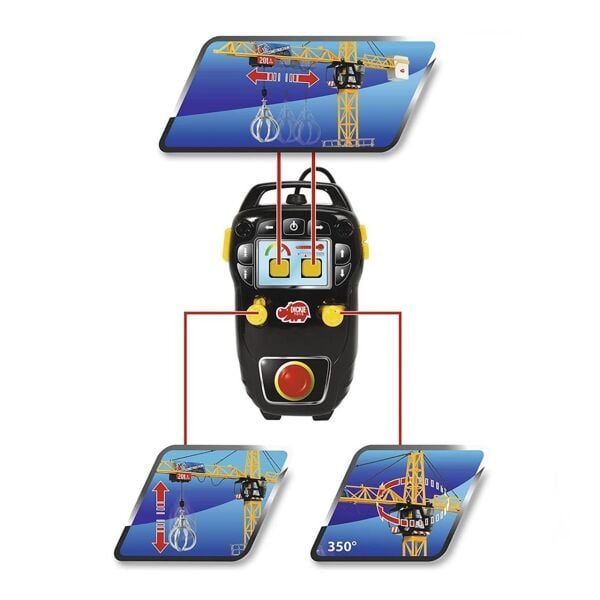 Dickie Toys - Hareketli Mega Vinç Kule