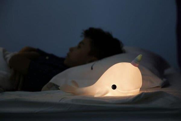 Dhink Narwhal Pembe Gece Lambası