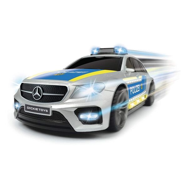 Dickie Toys - Işıklı Ve Sesli Mercedes Polis Araba