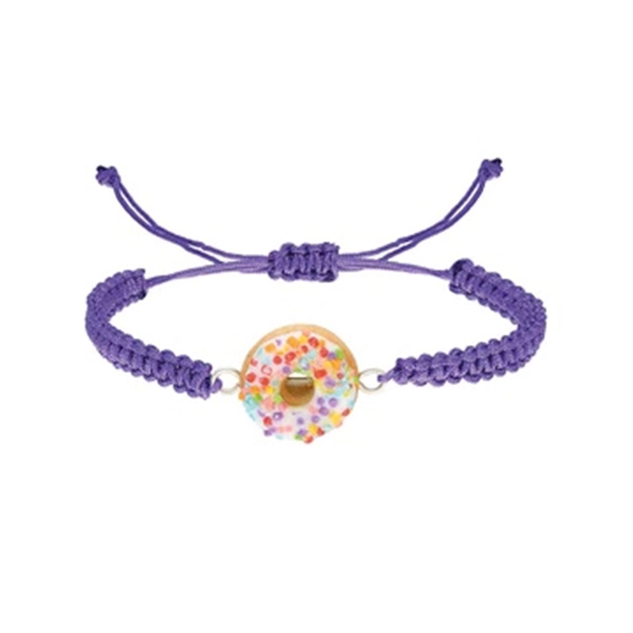 Donut Bileklik - Beyaz Sprinkle