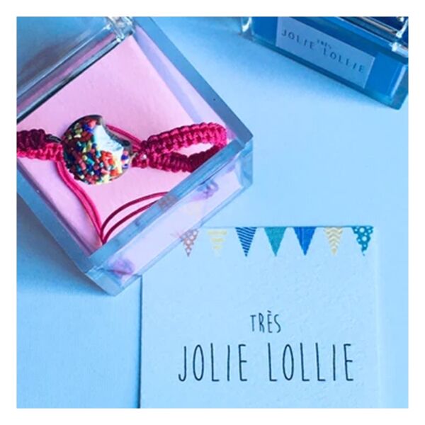 Eti Puf Bileklik - Pembe